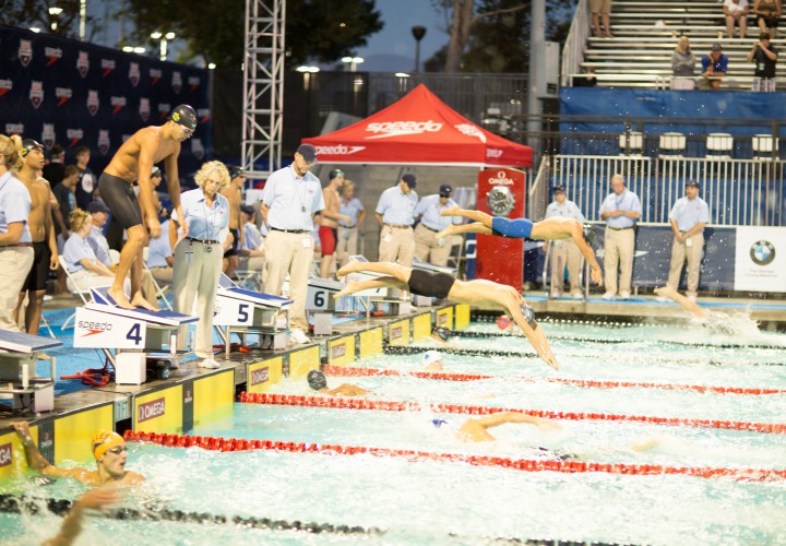 USA Swimming Junior Nationals IUST Downs Meet Record, National Age