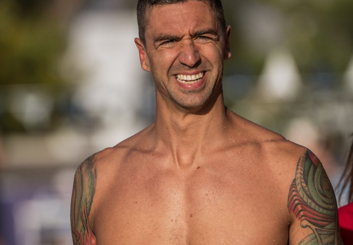 Anthony Ervin Claims 50 Free Win At Arena Pro Series Charlotte Swimming World News 