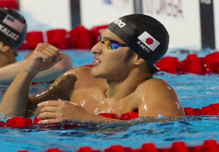 Daiya Seto Completes Fly Sweep With 200 Fly Victory Swimming World News 