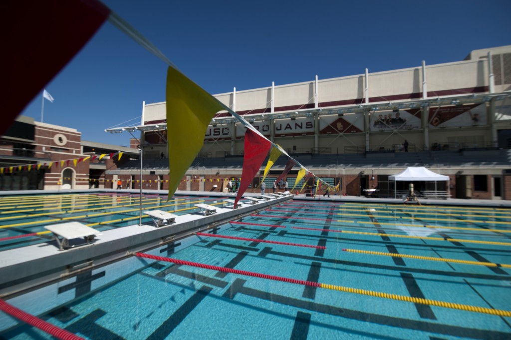 USC Celebrates Grand Opening of Uytengsu Aquatics Center, Competes