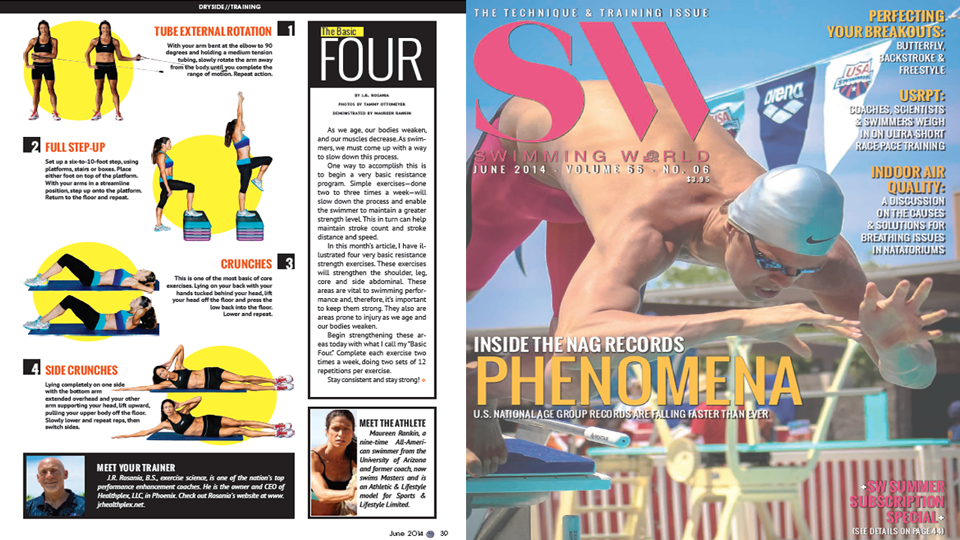 Swimming World Magazine June 2016 Issue Print Edition Forget About Laps Introducing 39 Sdo Fit Water Training Swimming World News