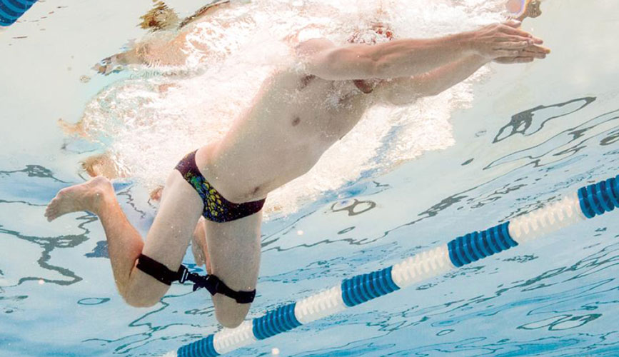 FINIS's revolutionary breaststroke training tool the Kick Pro