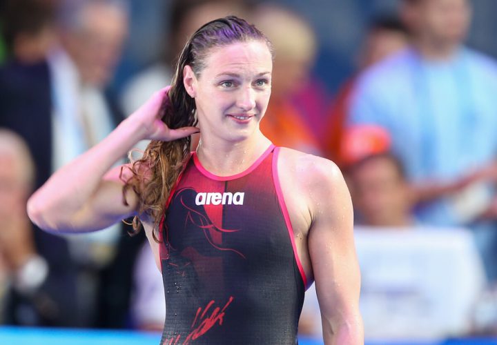 Katinka Hosszu Edges Out Tight Field in Women's 200 Fly Prelims ...