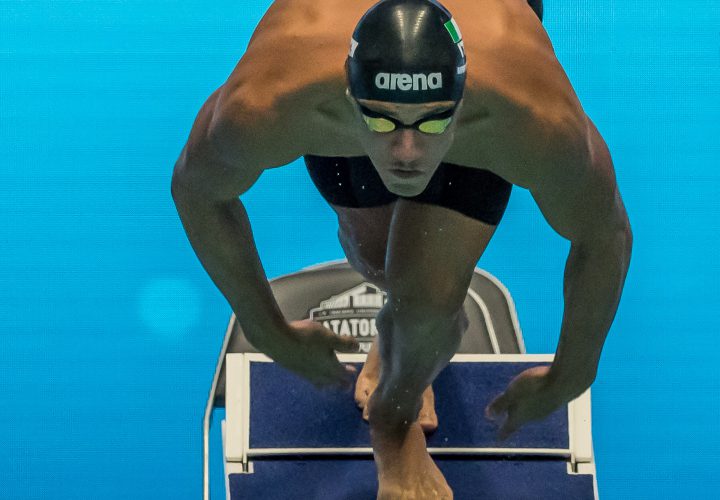 Nicolo Martinenghi Sets 50 Breast CR During Day 5 Prelims ...