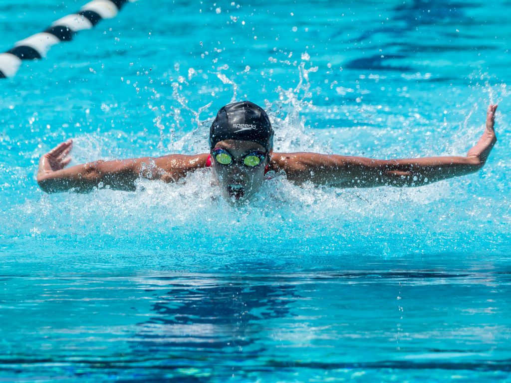 torri huske swimming