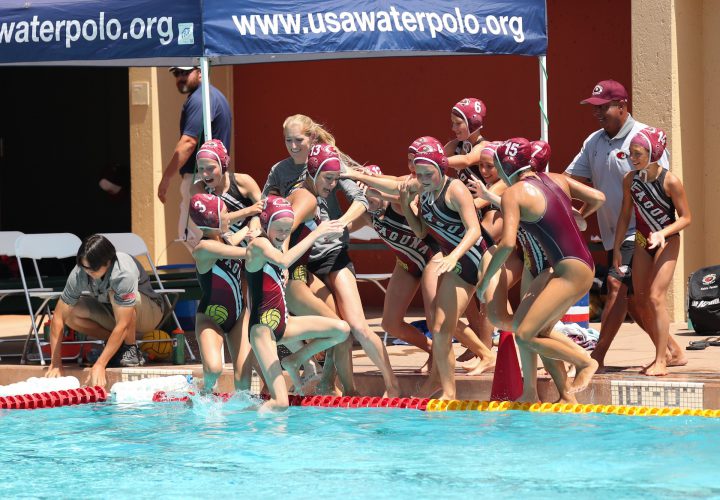 2018 USA Water Polo Junior Olympics Day Eight The Vanguard Age